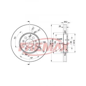Fremax Brake Disc Front Pair