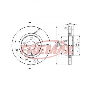 Fremax Brake Disc Front Pair