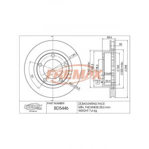 Fremax Brake Disc Front Pair