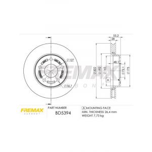 Fremax Brake Disc Front Pair