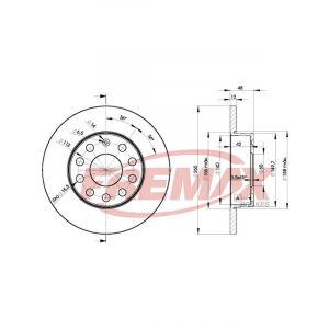 Fremax Brake Disc Rear Pair