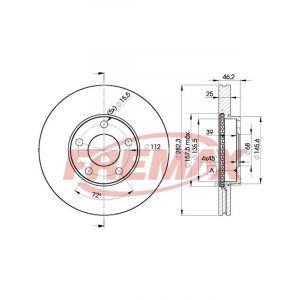 Fremax Brake Disc Front Pair