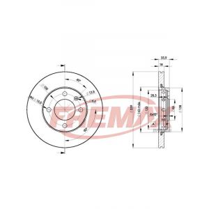 Fremax Brake Disc Front Pair