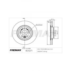 Fremax Brake Disc Front Pair