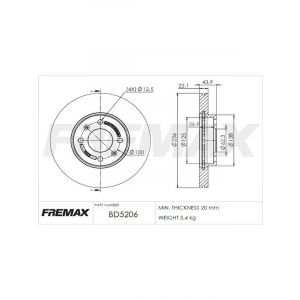 Fremax Brake Disc Front Pair