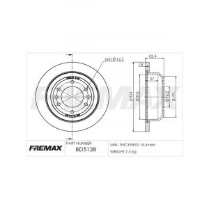 Fremax Brake Disc Front Pair
