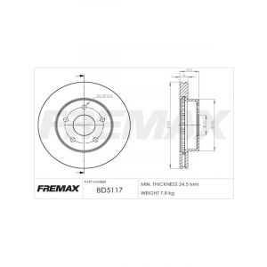 Fremax Brake Disc Front Pair