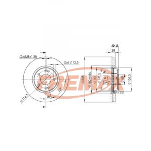 Fremax Brake Disc Front Pair