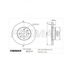 Fremax Brake Disc Front Pair