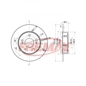 Fremax Brake Disc Rear Pair