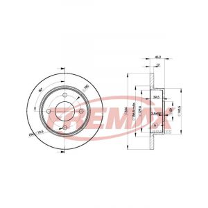 Fremax Brake Disc Front Pair