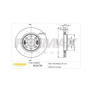 Fremax Brake Disc Front Pair