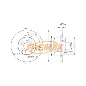 Fremax Brake Disc Front Pair