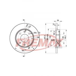 Fremax Brake Disc Front Pair