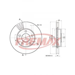 Fremax Brake Disc Front Pair
