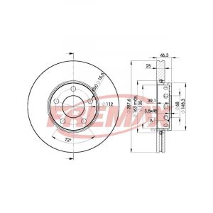 Fremax Brake Disc Front Pair