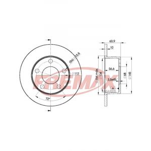 Fremax Brake Disc Rear Pair