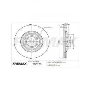 Fremax Brake Disc Front Pair