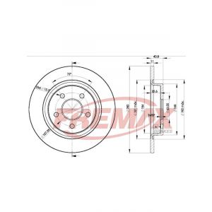 Fremax Brake Disc Rear Pair
