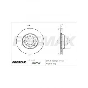 Fremax Brake Disc Front Pair