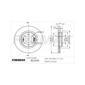 Fremax Brake Disc Front Pair