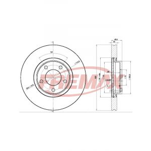 Fremax Brake Disc Front Pair