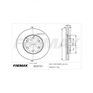 Fremax Brake Disc Front Pair