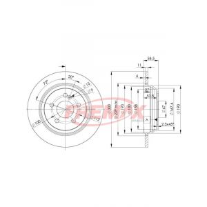 Fremax Brake Disc Rear Pair