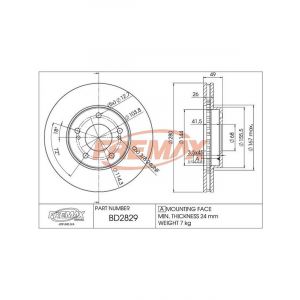 Fremax Brake Disc Front Pair