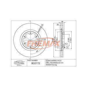 Fremax Brake Disc Front Pair