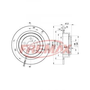 Fremax Brake Disc Rear Pair