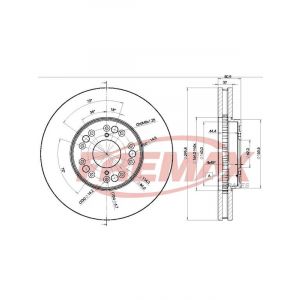 Fremax Brake Disc Front Pair