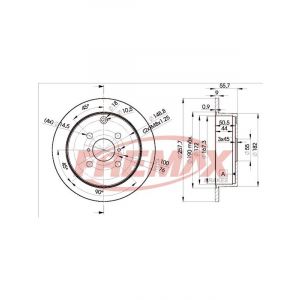 Fremax Brake Disc Rear Pair