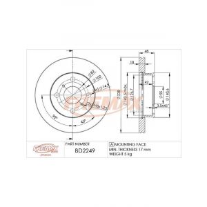 Fremax Brake Disc Front Pair