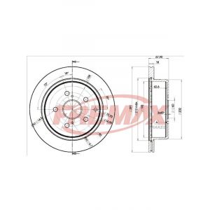 Fremax Brake Disc Rear Pair