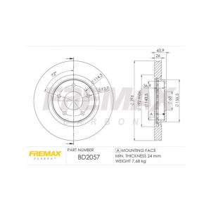 Fremax Brake Disc Front Pair