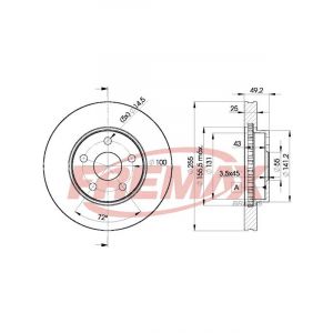 Fremax Brake Disc Front Pair