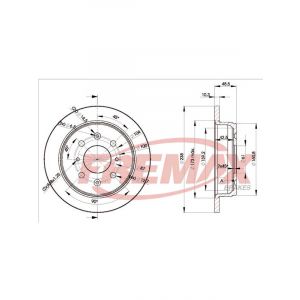 Fremax Brake Disc Rear Pair