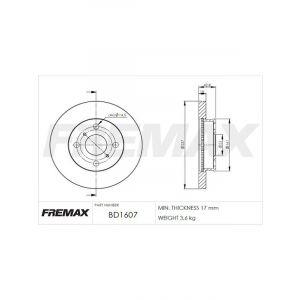 Fremax Brake Disc Front Pair