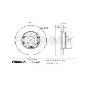 Fremax Brake Disc Front Pair