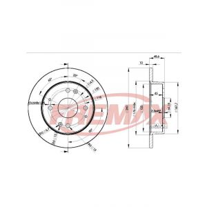Fremax Brake Disc Rear Pair