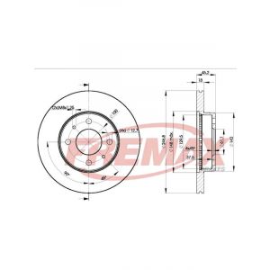 Fremax Brake Disc Front Pair