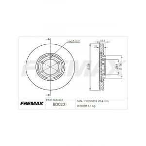 Fremax Brake Disc Front Pair