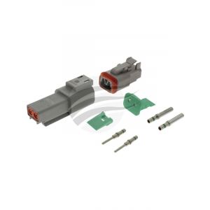 Deutsch Dt Series 2 Way Connector Kit [ref Narva 57422BL]