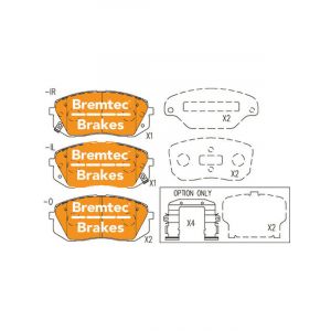 Bremtec Pro-Series Brake Pad