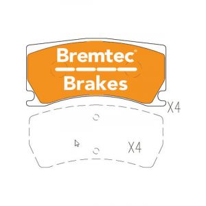 Bremtec Evolve Hybrid-Carbon Brake Pad