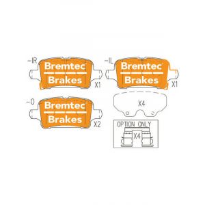 Bremtec Trade Line Brake Pad