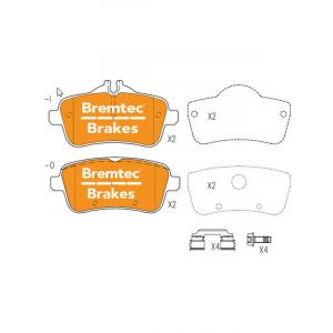 Bremtec Evolve Hybrid-Carbon Brake Pad
