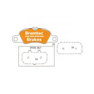 Bremtec Evolve Hybrid-Carbon Brake Pad