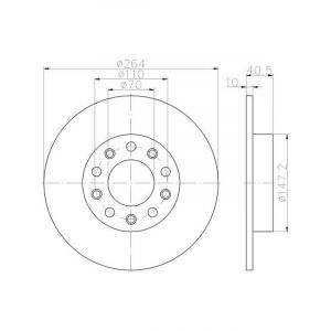 Bremtec Euroline Brake Rotor